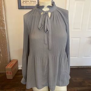 Blue Gray Banana Republic Top